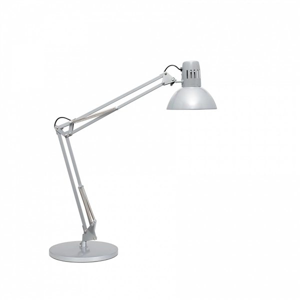 Een Bureaulamp study voet excl. lamp zilver koop je bij Meubels and More