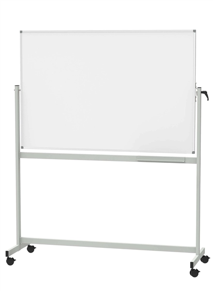 Een Verrijdbaar Whiteboard standaard kantelb. 100x150cm grijs koop je bij Meubels and More