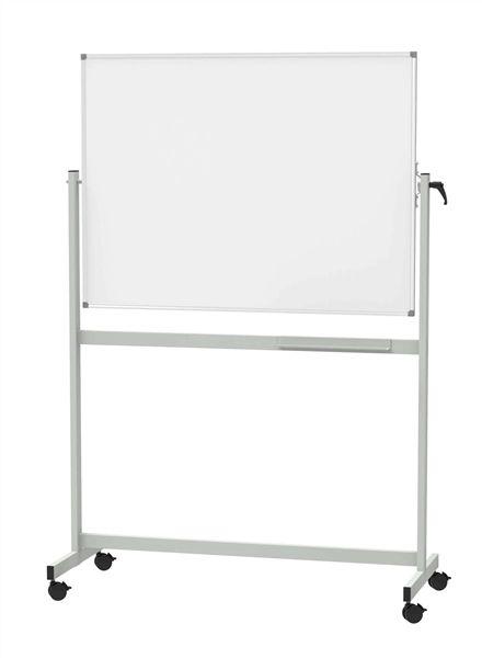 Een Verrijdbaar Whiteboard standaard kantelb. 90x120cm grijs koop je bij Meubels and More