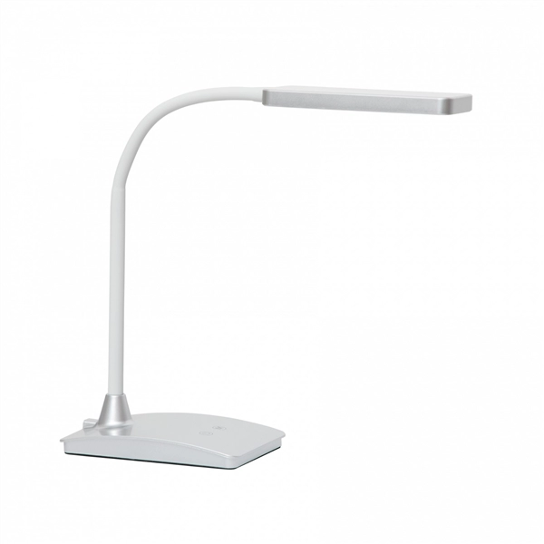 Een Bureaulamp LED pearly colour vario dimbaar zilver koop je bij Meubels and More