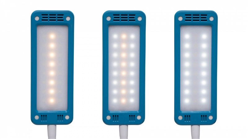 Een Bureaulamp LED pearly colour vario dimbaar atlantic blue koop je bij Meubels and More