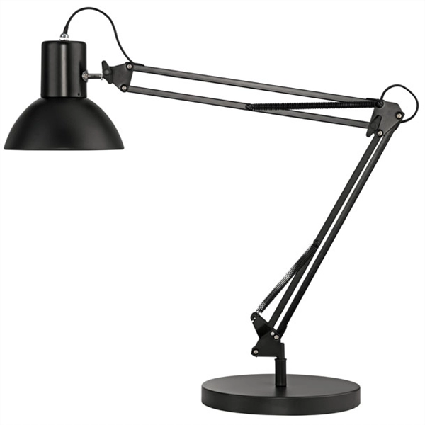 Een Success 66 bureaulamp met klem en voet zwart koop je bij Meubels and More