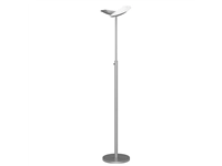 Een Zelux vloerlamp metallic grijs koop je bij Meubels and More