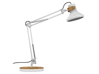 Een Baya bureaulamp wit bamboe koop je bij Meubels and More