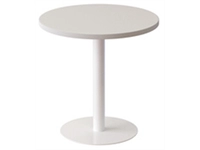 Een Bijzettafel easydesk rond 60cm wit koop je bij Meubels and More