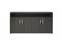 Een Dressoir hout Manage-it 89x168x42cm donker eiken koop je bij Meubels and More