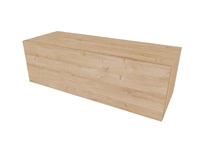 Een Flexwall inbouw opbergelement eiken YT-09A 115x36x40cm indeling 1-vak met 1x klapdeur koop je bij Meubels and More