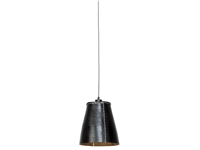 Een Hanglamp Amazon recycled autoband enkel kap h.26xdia.26cm zwart L koop je bij Meubels and More