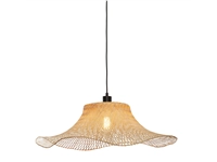 Een Hanglamp Ibiza bamboe wavy dia.65xh.20cm naturel L koop je bij Meubels and More