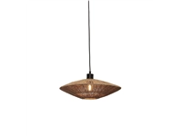 Een Hanglamp Iguazu jute schijf S dia.40xh.12cm naturel koop je bij Meubels and More