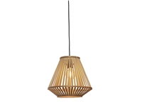 Een Hanglamp Merapi bamboe diamond 30xh.30cm naturel koop je bij Meubels and More