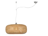 Een Hanglamp Palawan bamboe dia.60xh.25cm 1-kap naturel koop je bij Meubels and More