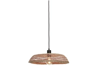 Een Hanglamp Pantanal zeegras dia.45xh.9cm naturel rood koop je bij Meubels and More