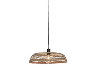 Een Hanglamp Pantanal zeegras dia.45xh.9cm naturel zwart koop je bij Meubels and More