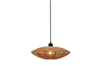 Een Hanglamp Tanami S rotan schijf dia.40xh.10cm naturel koop je bij Meubels and More