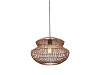 Een Hanglamp Zanzibar rotan rond dia.40xh.30cm naturel koop je bij Meubels and More