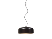 Een Hanglamp aluminum Marseille rond dia.48.5xh.17.5cm zwart koop je bij Meubels and More