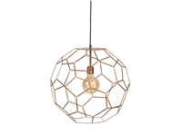 Een Hanglamp draadijzer Marrakesh dia.34xh.32cm koper S koop je bij Meubels and More