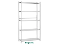 Een Magazijnstelling gegalvaniseerde basisrek 220x100x41 koop je bij Meubels and More