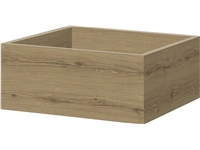 Een Opbouw plantenbak eiken YT-09A 40x18x43cm met 1x open bak eiken YT-09A voor op het frame koop je bij Meubels and More