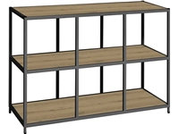 Een Flexwall frame 85x119x43cm met 6-vaks en 3 legborden koop je bij Meubels and More