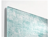 Een Glas-magneetbord Artverum Turquoise Wall mat 910x460x15mm koop je bij Meubels and More