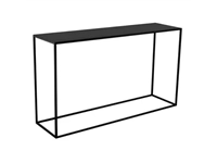 Een Sidetable Zwart L140 B38 H80 koop je bij Meubels and More