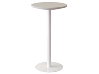 Een Statafel easydesk rond 60cm wit-wit koop je bij Meubels and More