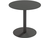 Een Tuintafel cross rond 60cm zwart koop je bij Meubels and More