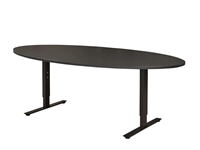 Een Vergadertafel Teezz ellipse 220x110cm koop je bij Meubels and More