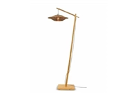 Een Vloerlamp Bali bamboe zw h.176cm kap 44x12cm zw. nat M koop je bij Meubels and More