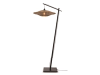 Een Vloerlamp Bali bamboe zw h.176cm kap 60x15cm zw. nat M koop je bij Meubels and More