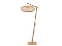 Een Vloerlamp Cango bamboe nat h.176cm kap 60x25cm naturel koop je bij Meubels and More