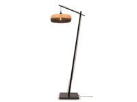 Een Vloerlamp Palawan bamboe zw.h.176cm kap 40x15cm nat zw. koop je bij Meubels and More