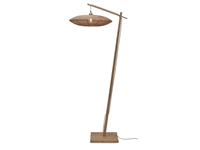 Een Vloerlamp Tanami L bamboe nat h.176cm schijf dia.55xh.14cm rotan nat. koop je bij Meubels and More