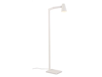 Een Vloerlamp ijzer Biarritz h.143xb.43cm kap dia.12xh.16cm wit koop je bij Meubels and More