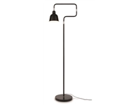 Een Vloerlamp ijzer London b.44xh.150cm kap dia.16xh.16cm zwart koop je bij Meubels and More