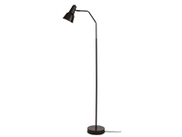 Een Vloerlamp ijzer Valencia b.49xh.144cm kap dia.12.5xh.20cm zwart koop je bij Meubels and More