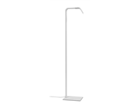 Een Vloerlamp ijzer Zurich LED 5W 25000hrs h.142cm incl dimmer wit koop je bij Meubels and More