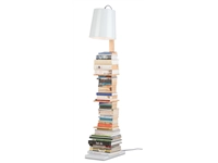 Een Vloerlamp ijzer wood Cambridge v boeken h.168cm kap dia.30xh.32cm naturel wit koop je bij Meubels and More