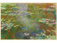 Een Wanddecoratie Lily Pond 148x98cm Forex met blanke lijst koop je bij Meubels and More