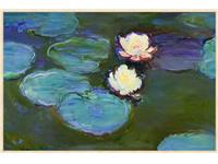 Een Wanddecoratie The Water Lily by Claude Monet 148x98cm Forex met blanke lijst koop je bij Meubels and More