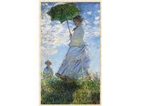 Een Wanddecoratie Woman with a Parasol ΓÇô Madame Monet and Her Son door Claude Monet 70x118cm Forex met blanke lijst koop je bij Meubels and More