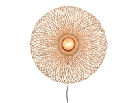 Een Wandlamp Cango bamboe ellips dia.60x25cm naturel koop je bij Meubels and More