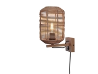 Een Wandlamp Tanami rotan koker S dia.18xh.25cm naturel koop je bij Meubels and More