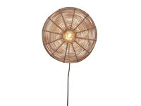 Een Wandlamp Tanami rotan schijf S dia.40xh.10cm naturel koop je bij Meubels and More