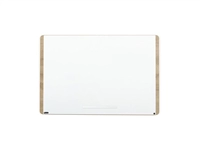 Een Whiteboard Natural 129x100cm wit mobiel 2-zijdig koop je bij Meubels and More