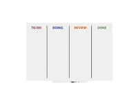 Whiteboard Skinagile 100x150cm wit gelakt