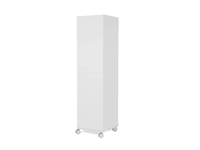 Een Whiteboard Skincube 55x55x200cm mobiel wit met 4 zijden koop je bij Meubels and More