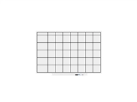 Whiteboard Skinplanner 75x115cm wit gelakt